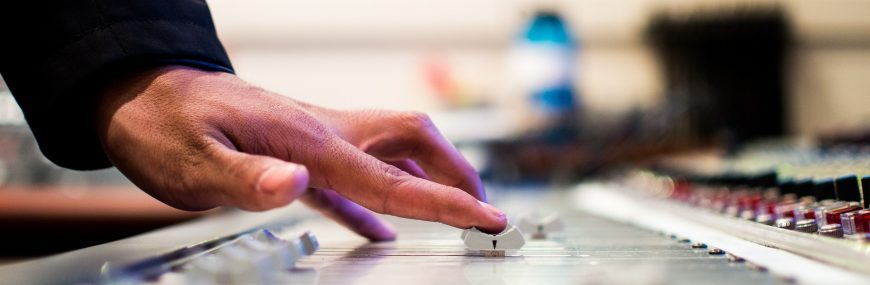 mixer master musica applicata all'immagina